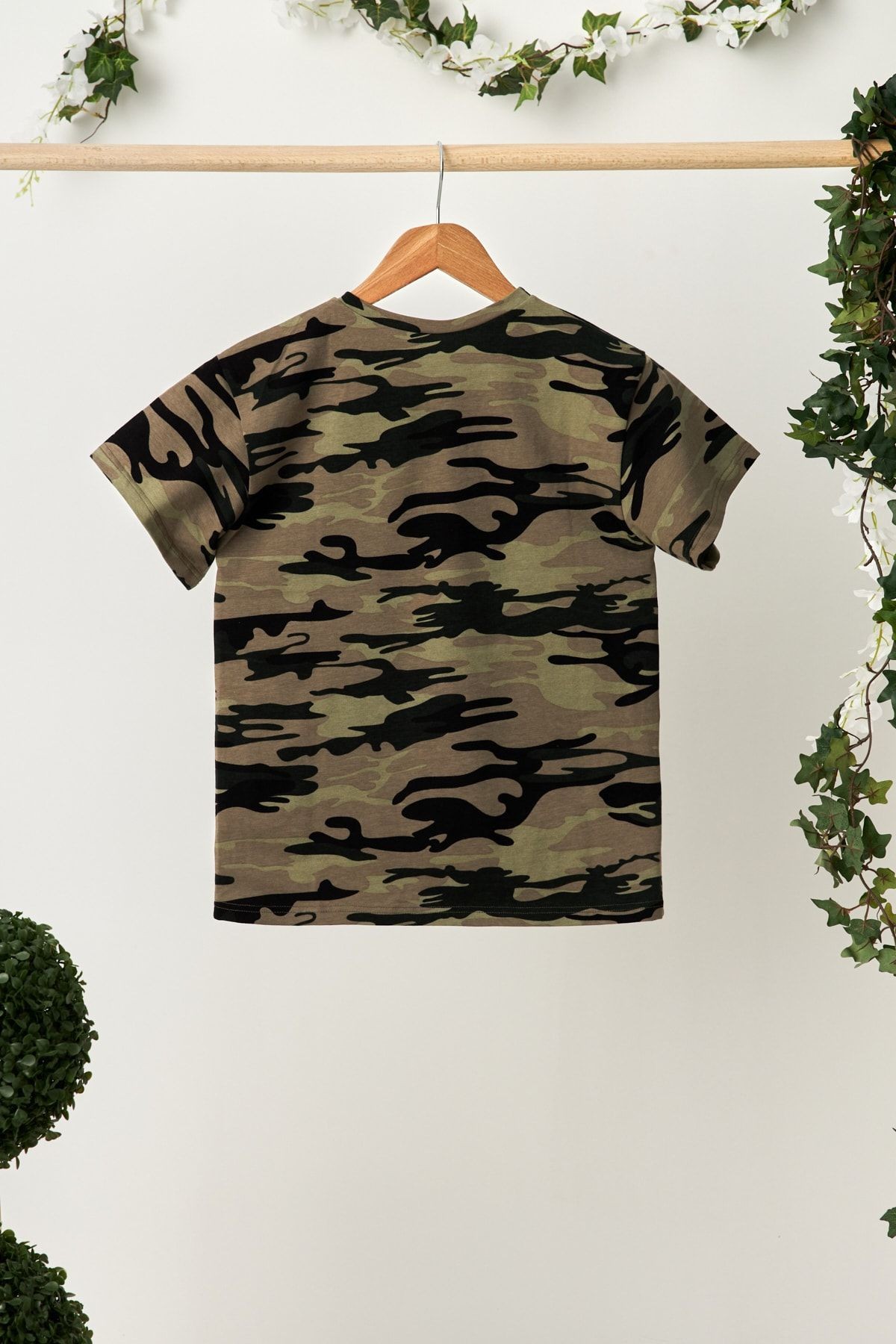 Erkek Çocuk %100 Pamuklu Penye Oversize T-Shirt Yumuşak Bandana İKİLİ TAKIM Trend Seri 2