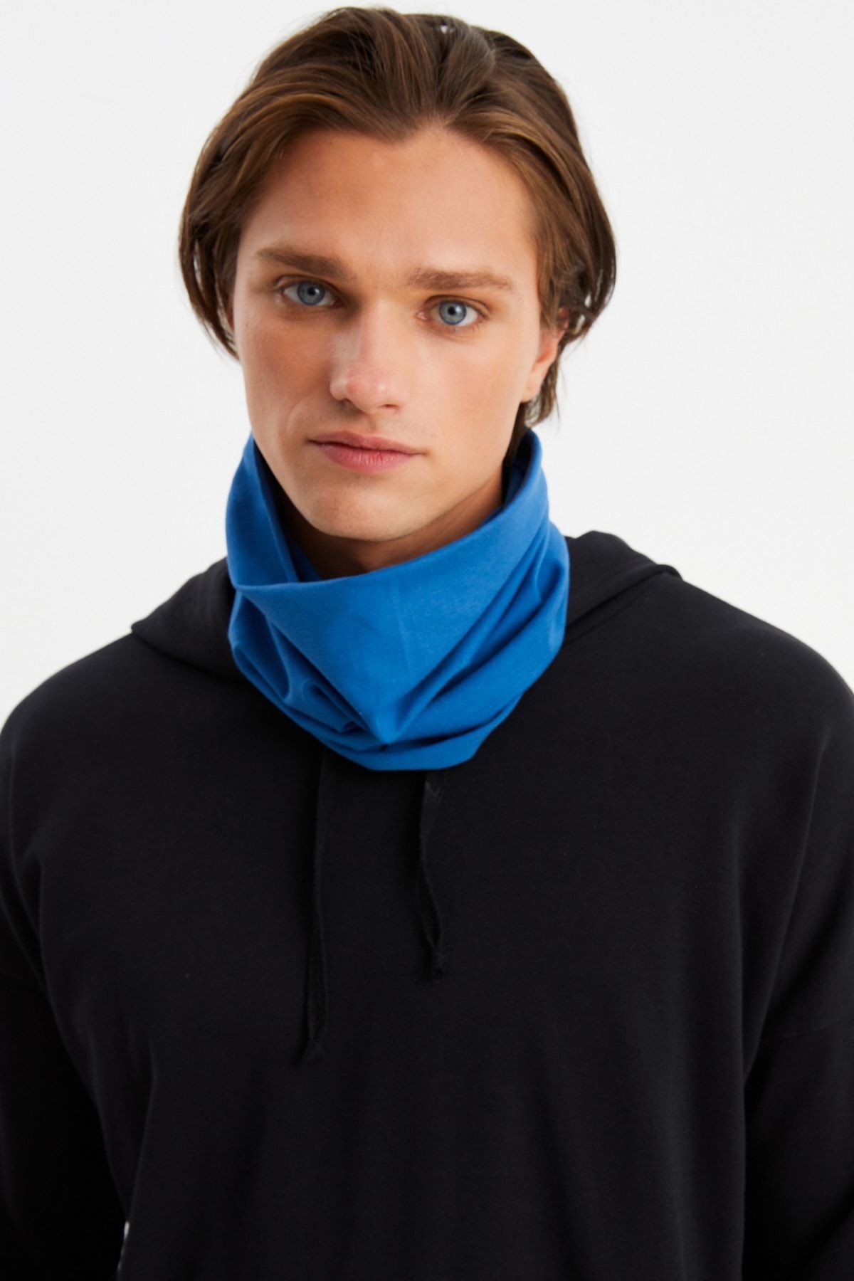 Erkek 4 Fonksiyonlu Koruyucu Pamuklu, Esnek, Terletmez, Bandana, Boyunluk, Buff, Maske