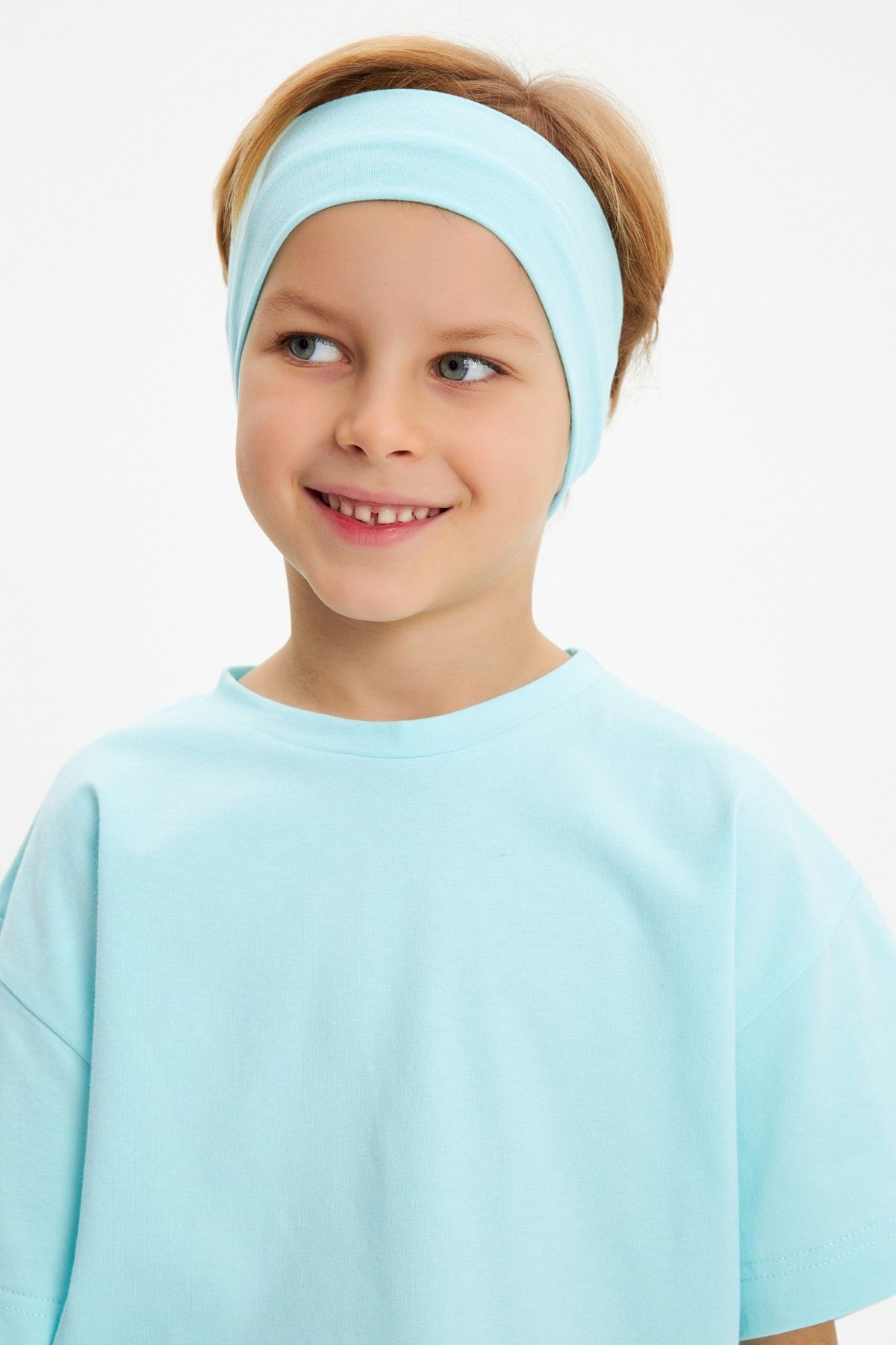 Erkek %100 Pamuklu Penye Şort T-Shirt Bandana 3'lü Alt Üst Takım Spor Rahat Koleksiyon 5