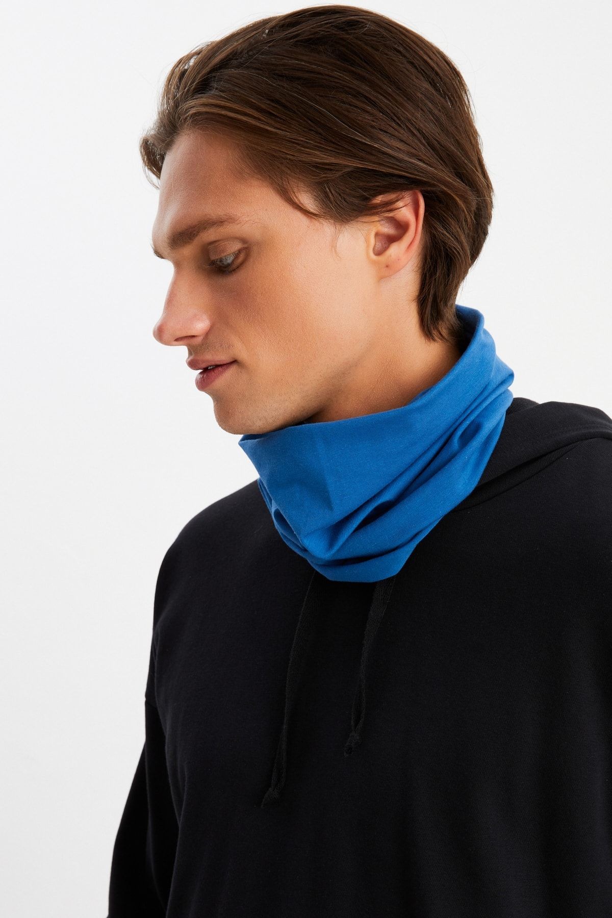Erkek 4 Fonksiyonlu Koruyucu Pamuklu, Esnek, Terletmez, Bandana, Boyunluk, Buff, Maske