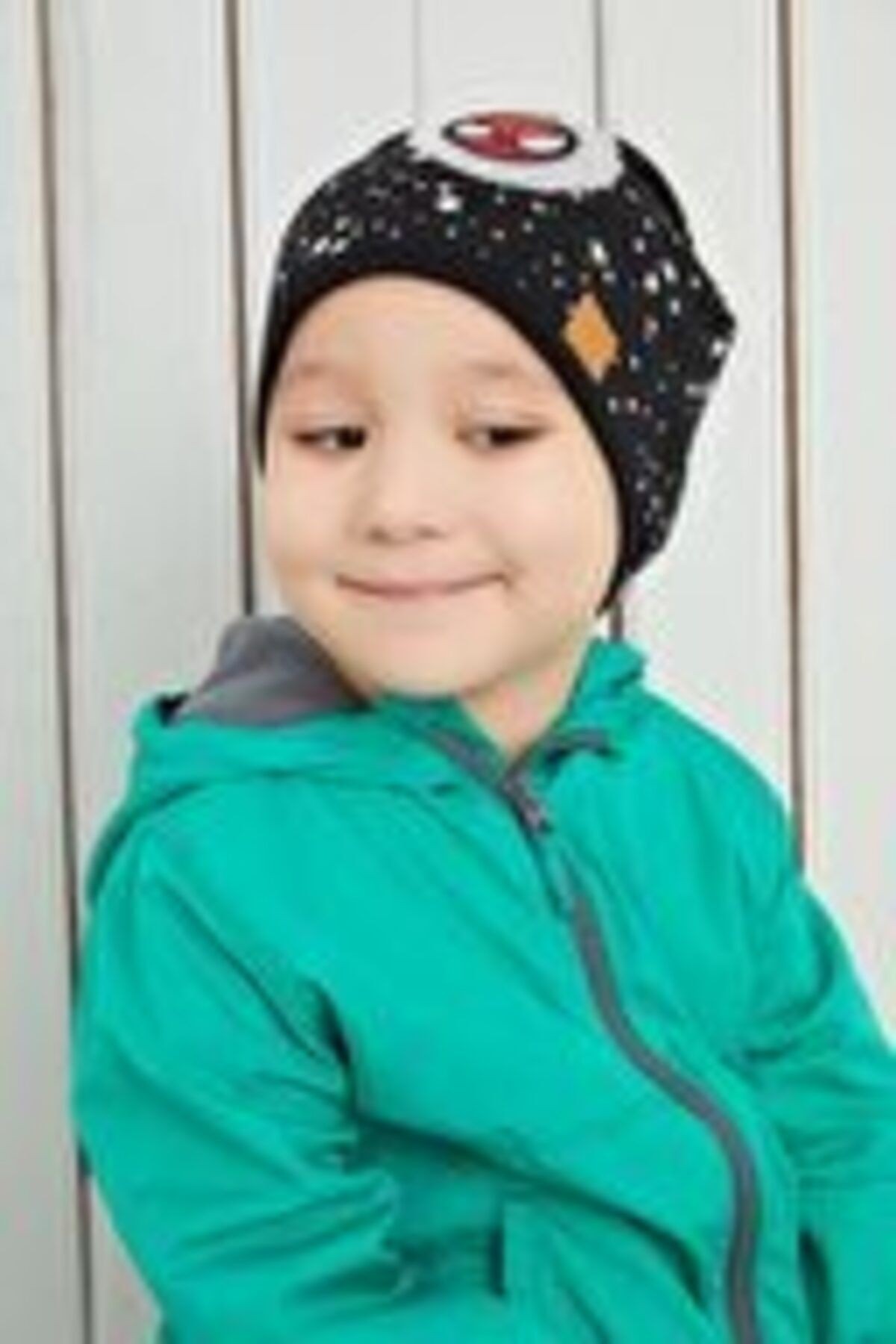 Pamuklu Doğal Yumuşak Çift Katlı Penye Çocuk Bebek Bere Boyunluk Set