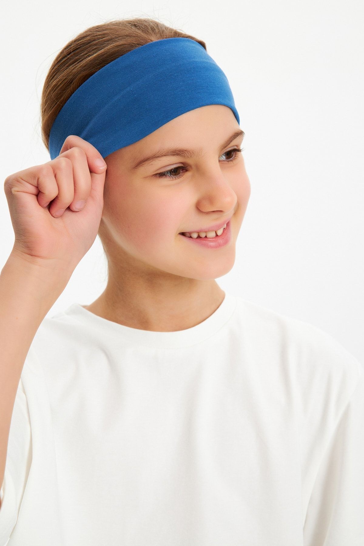 Kız %100 Pamuklu Penye T-shirt Bandana 2^li Takım -spor Rahat Best Of Koleksiyon 3