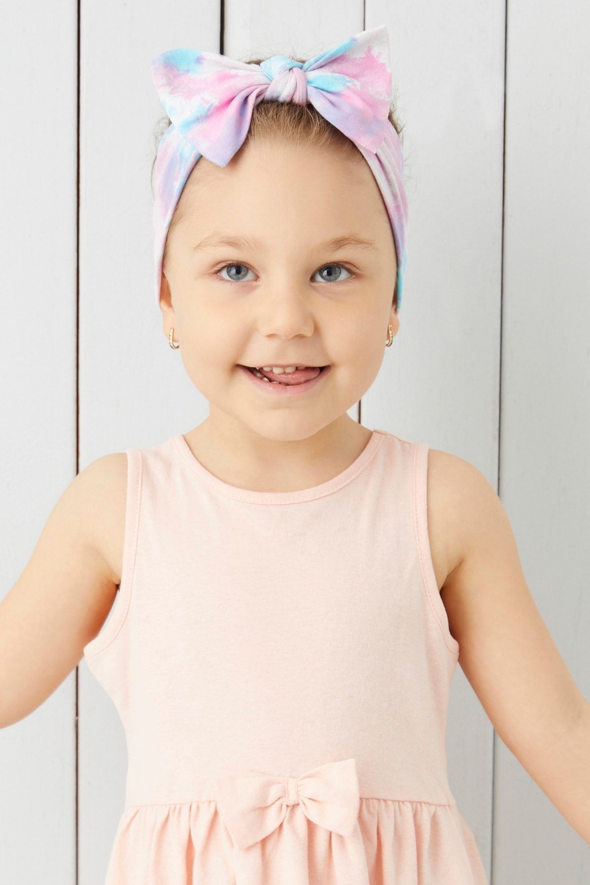 El Yapımı Yumuşak Fiyonk Bağlamalı Doğal Pamuklu Penye Bebek Çocuk Kız Bandana Best Of Serisi