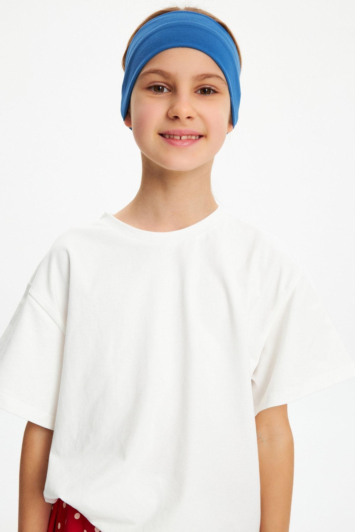 Kız %100 Pamuklu Penye T-shirt Bandana 2^li Takım -spor Rahat Best Of Koleksiyon 3