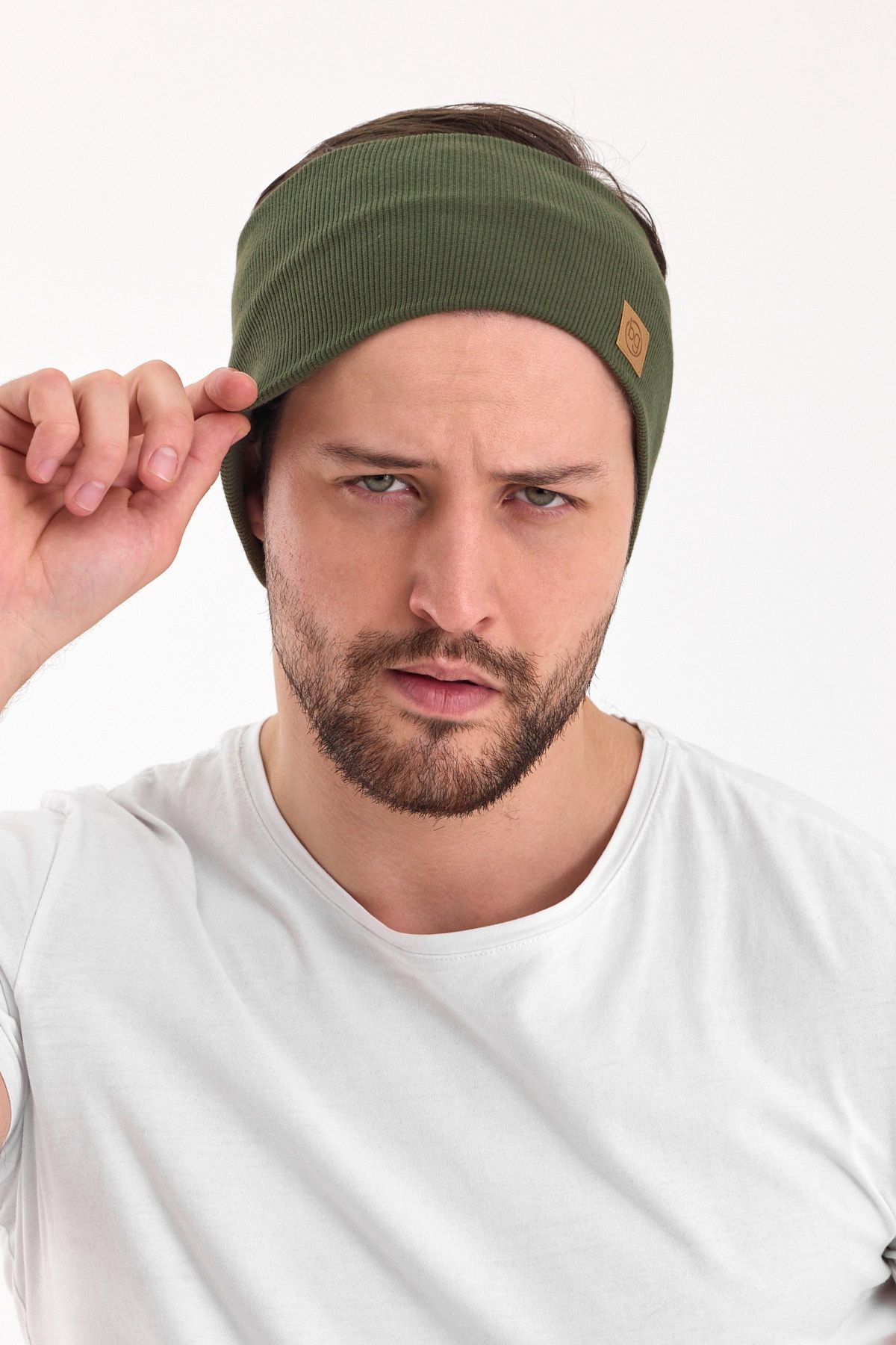Erkek Pamuklu Kaşkorse, Kaymaz, Terletmez, Ultra Hafif, Spor Saç Bandı Bandana Buff