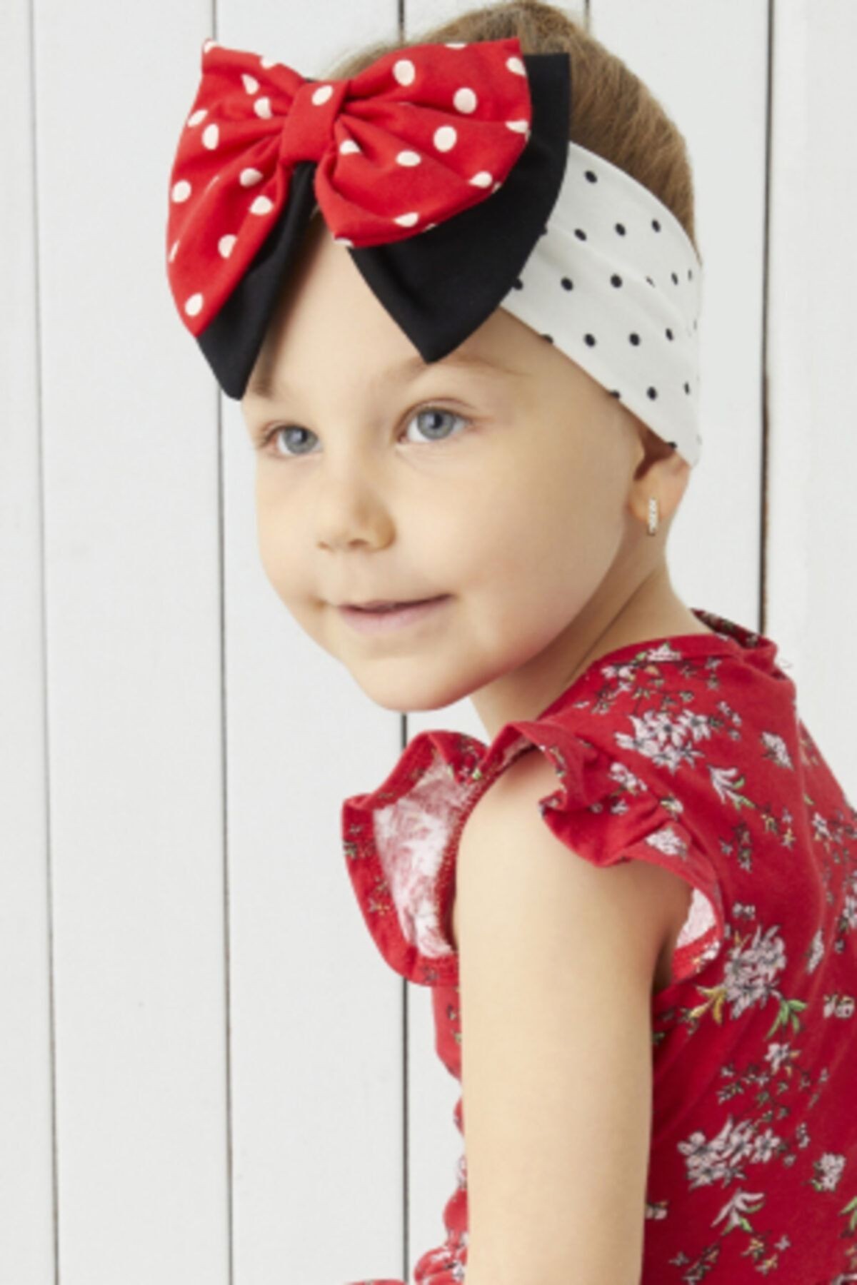 Çok Renkli Kız Bebek Bandana Seti