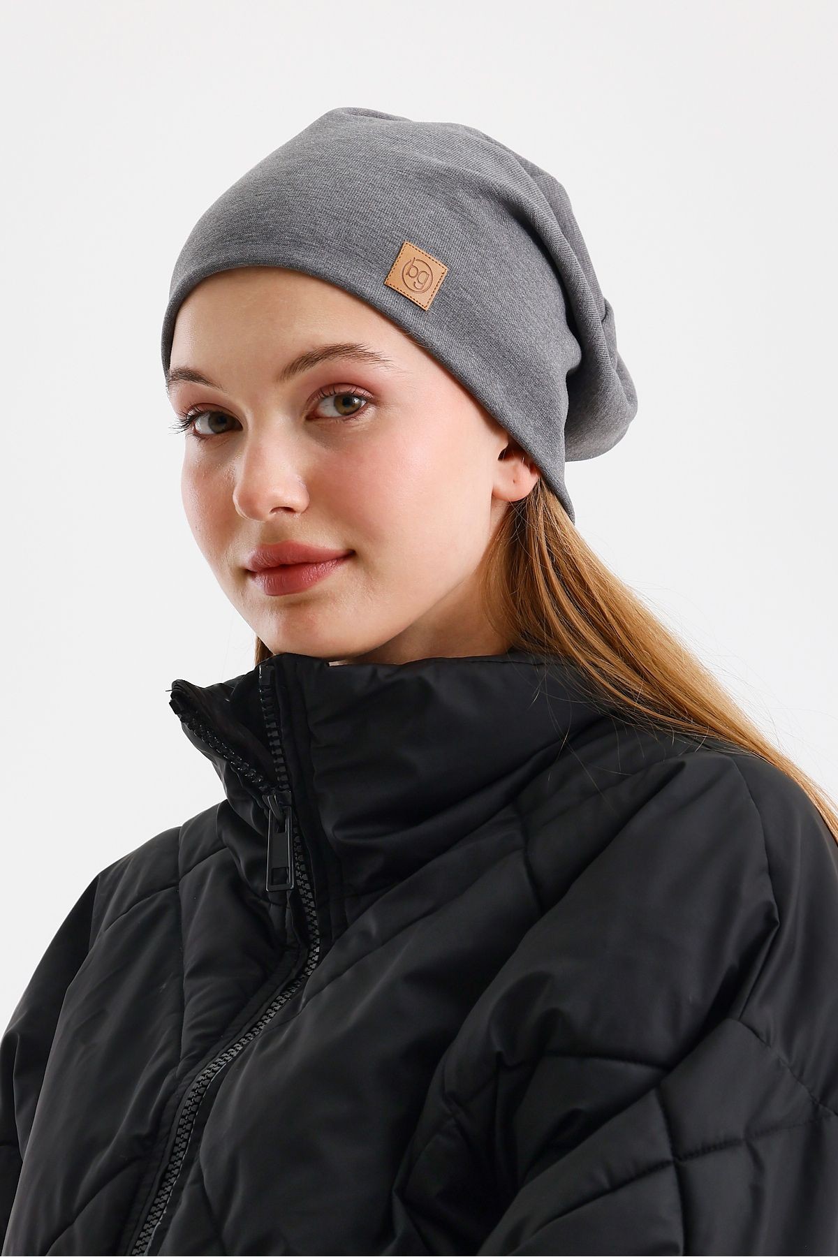 Açık Gri Termal %100 Pamuklu Soft 2 Stil 1 Arada Bere Premium Cuts Serisi