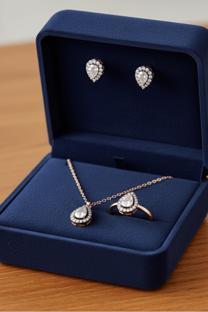 Gümüş Mini Damla Set