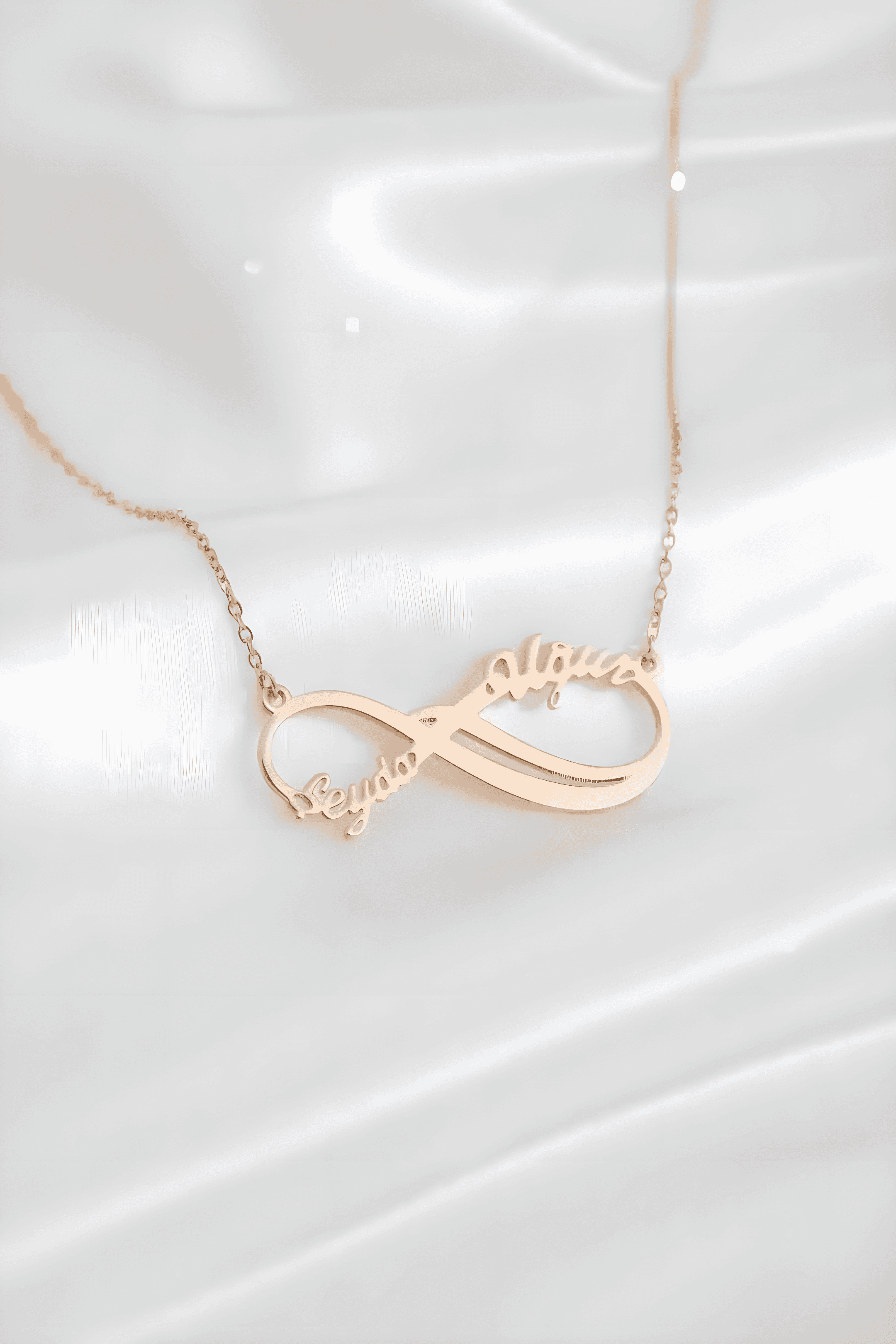 Personalized Infinity Two Names Necklace