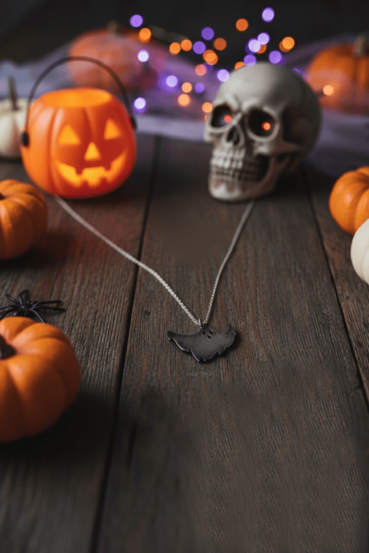 Personalized Spooky Boo Ghost Necklace