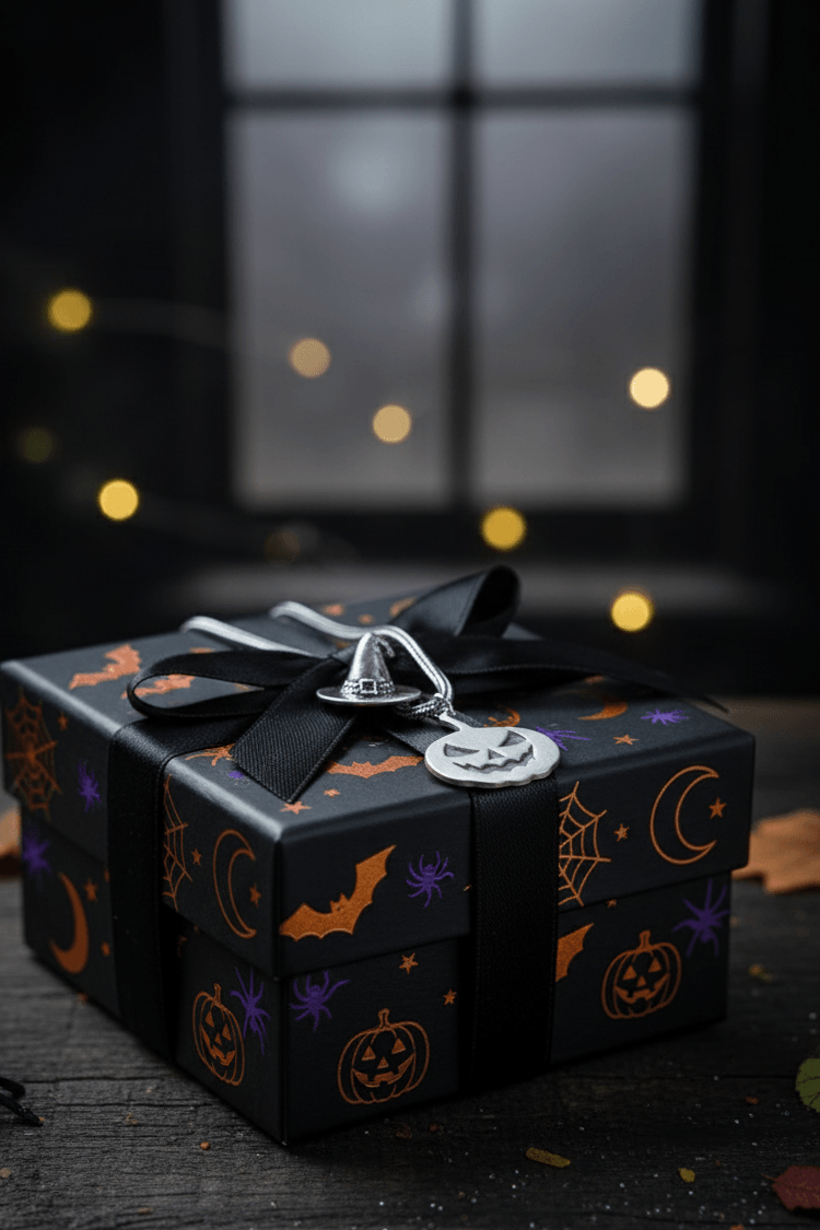 Scary Laughing Pumpkin Necklace