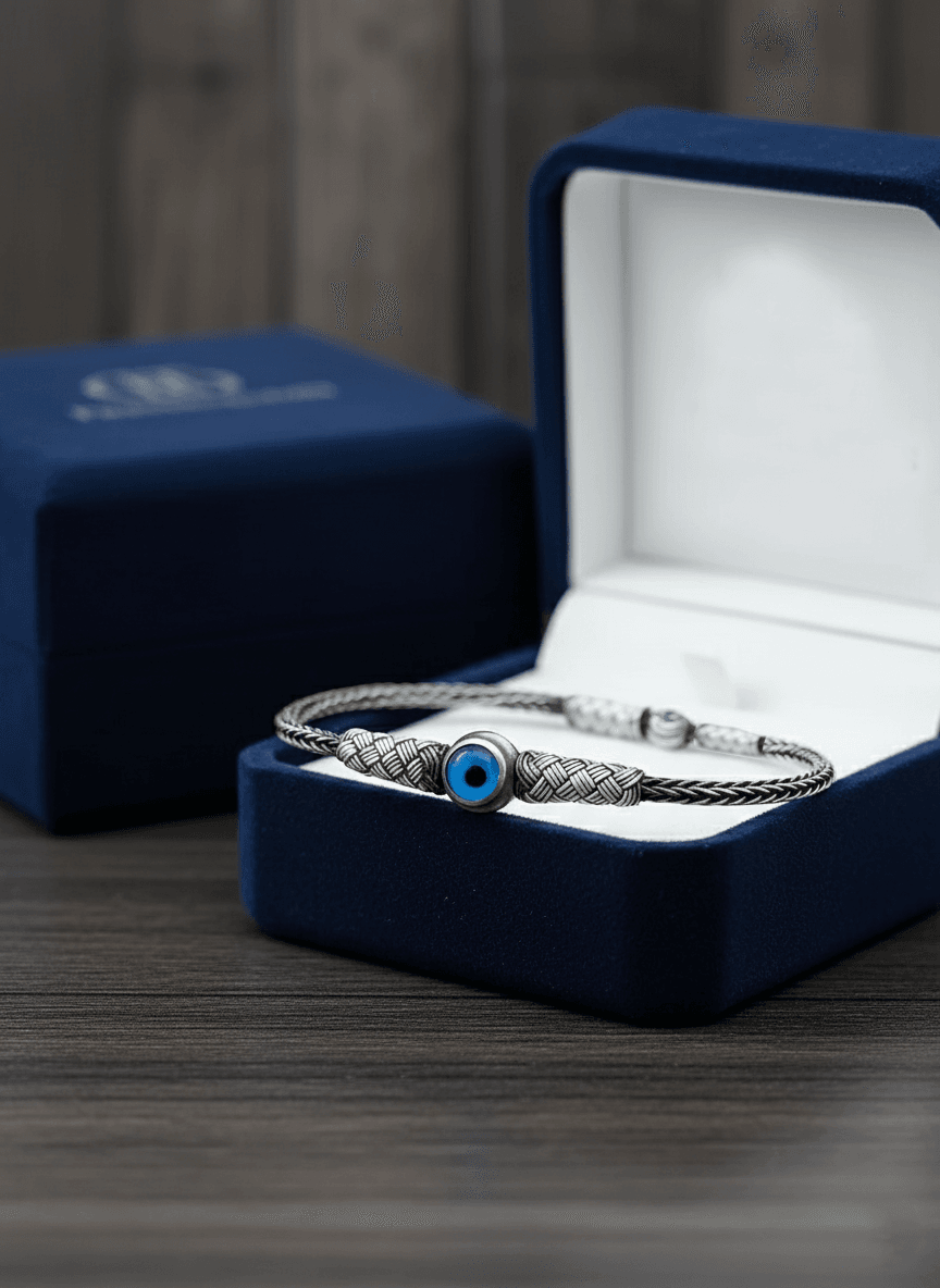 Men's Evil Eye Beads Kazaziye Bracelet