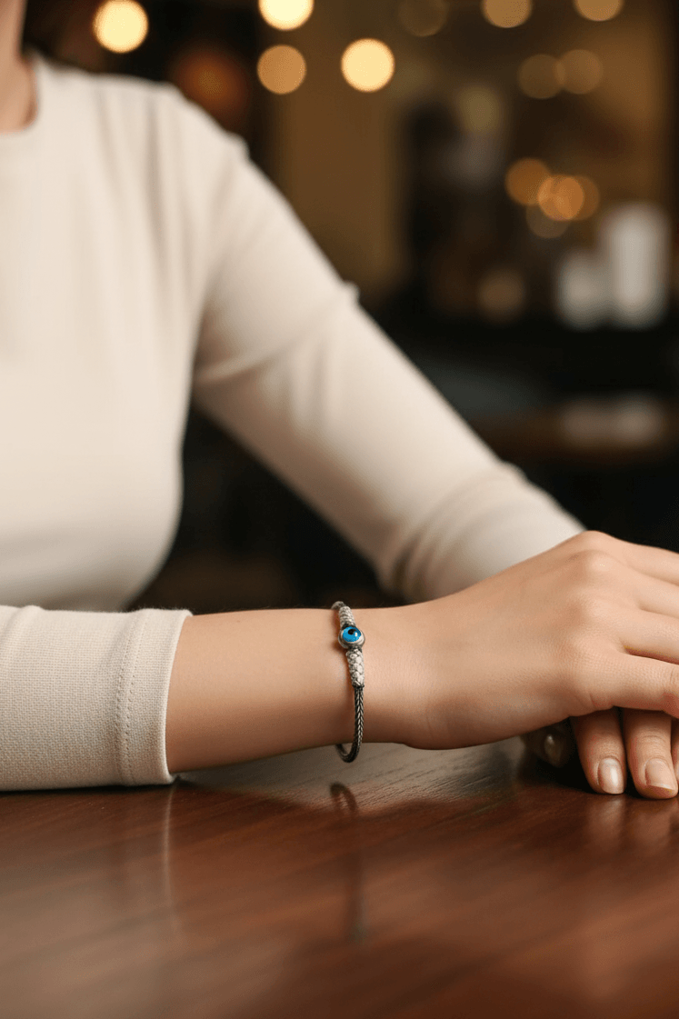 Men's Evil Eye Beads Kazaziye Bracelet