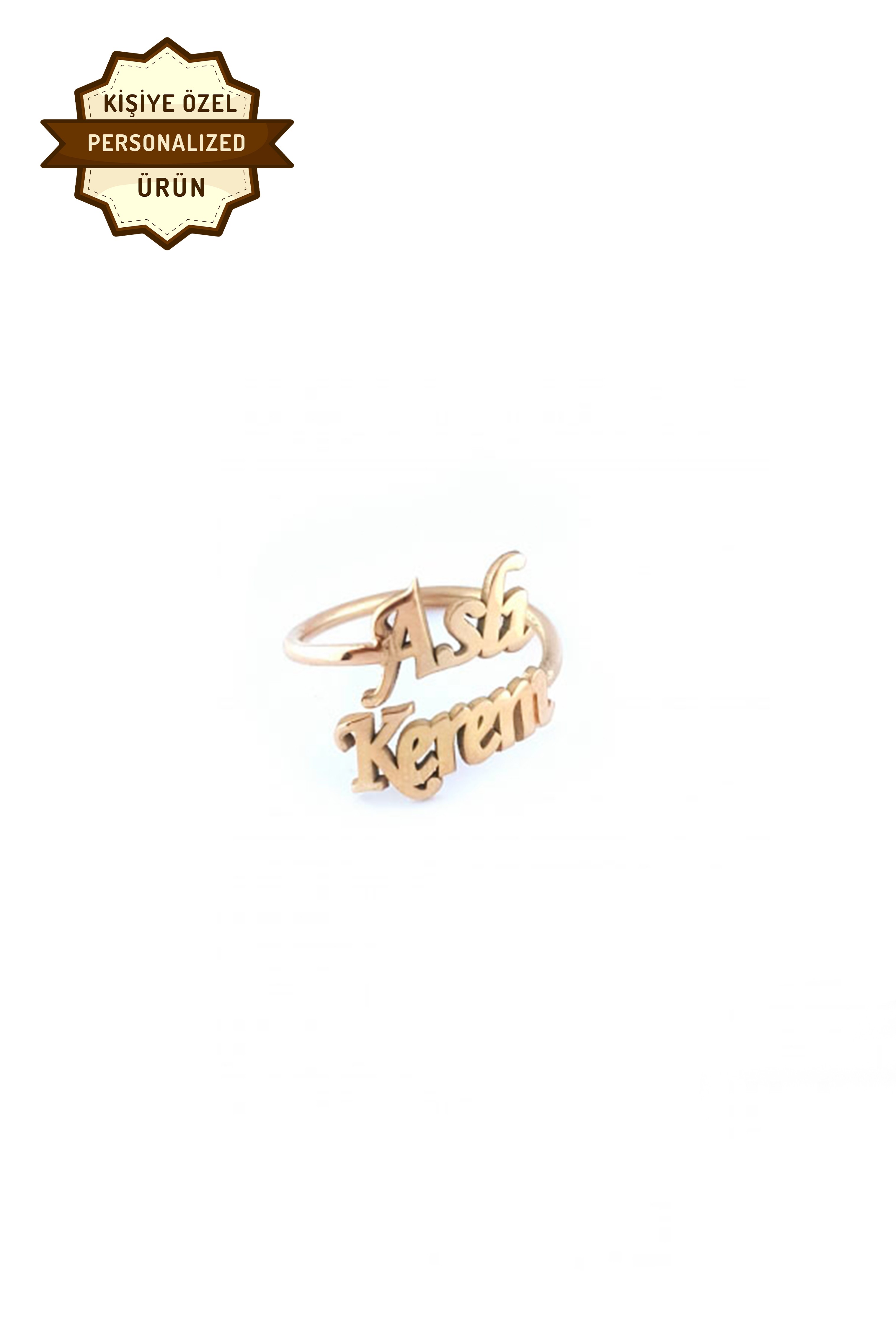 Personalized Couple Name Wrap Ring