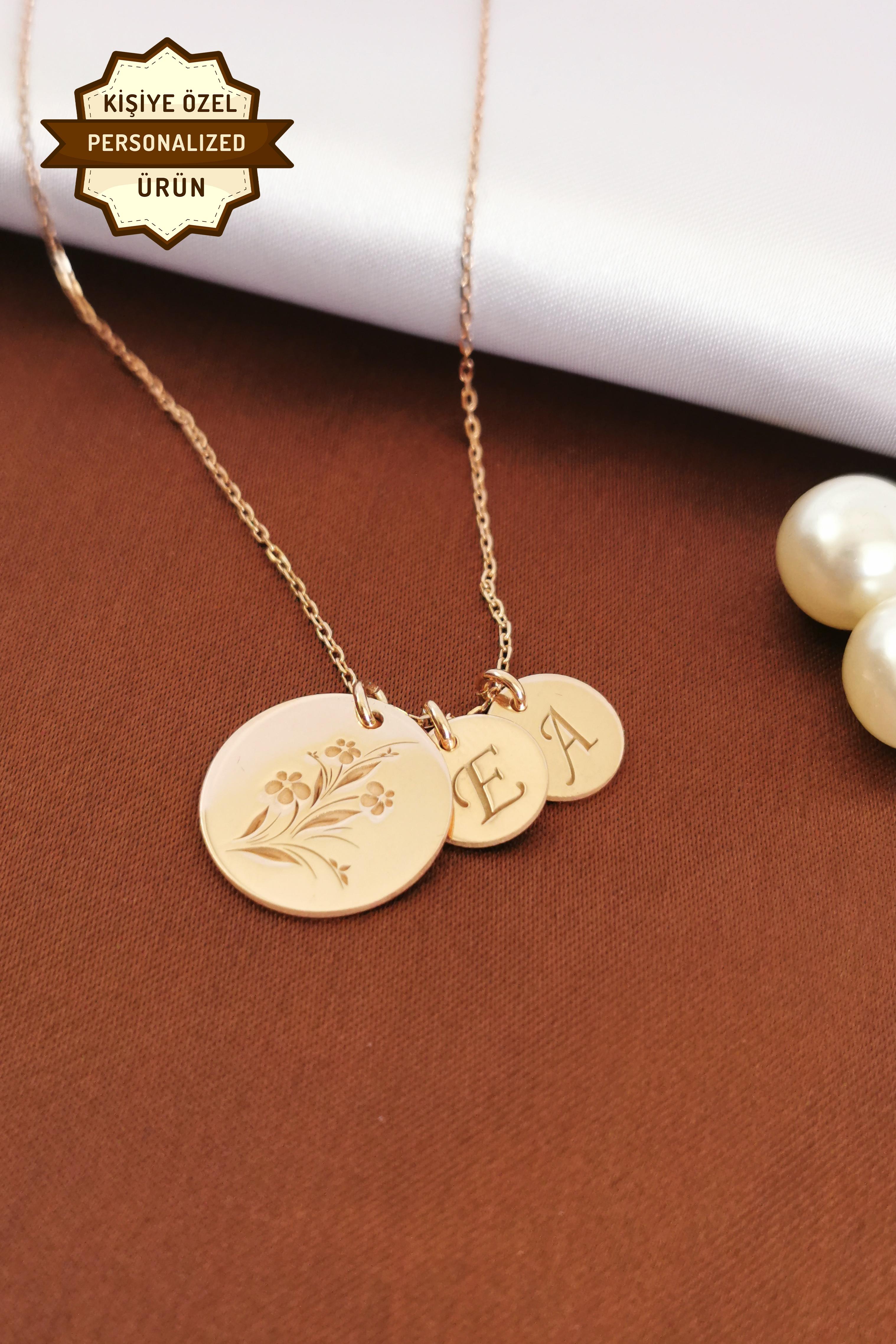 Personalized Engraved Multiple Disc Necklace