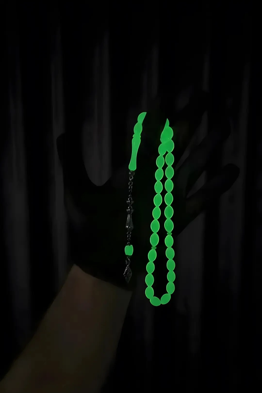 Fosforlu Kedi Gözü Tespih