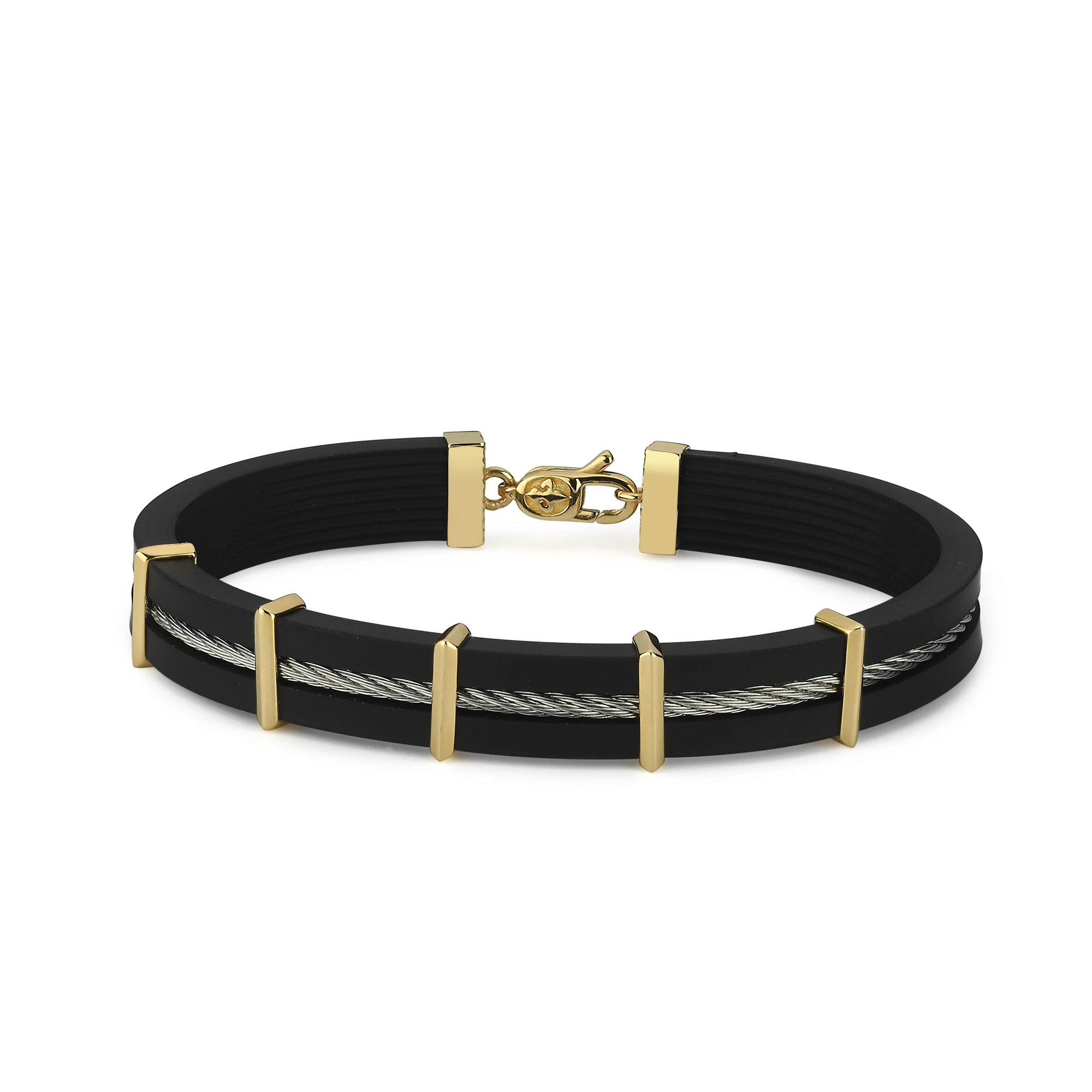 Kavucuk  Kordonlu Altın Erkek Bileklik