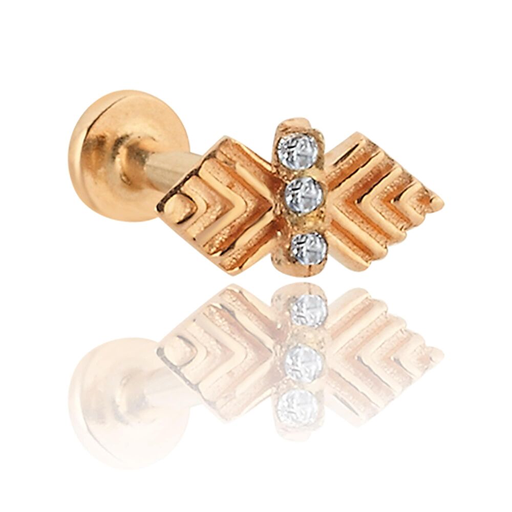 Taş Detaylı  Rose Tragus
