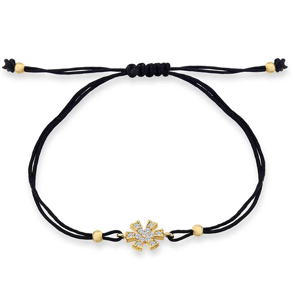 Mini Kar Tanesi İpli Bileklik