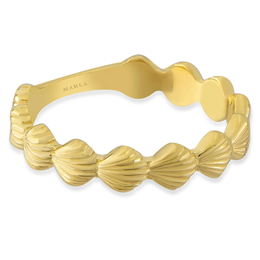 İstiridye Altın Yüzük