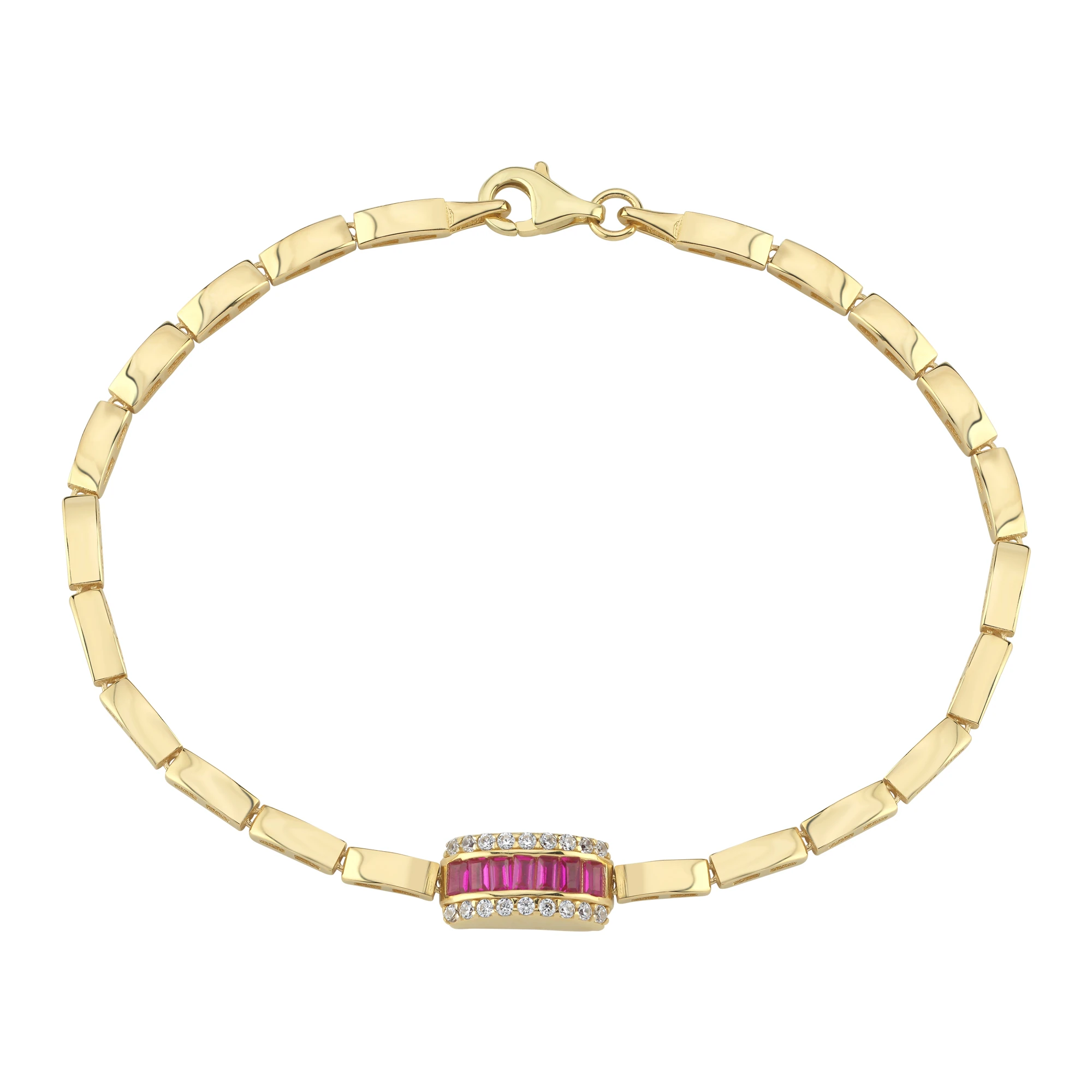 Renkli Taşlı Altın Bileklik