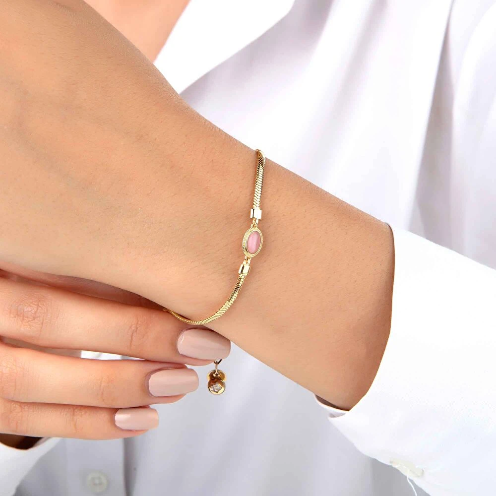 Renkli Taşlı Bileklik