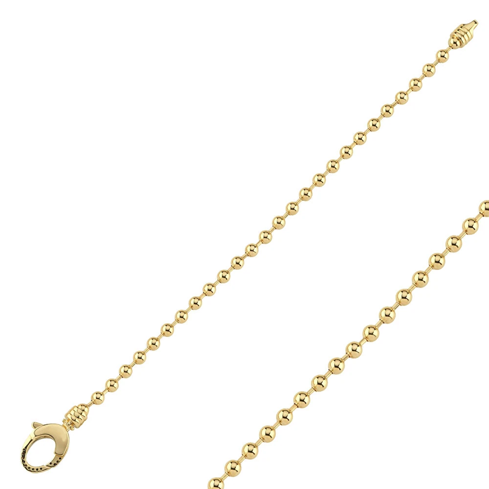 Kilit Detaylı Erkek Bilekliği