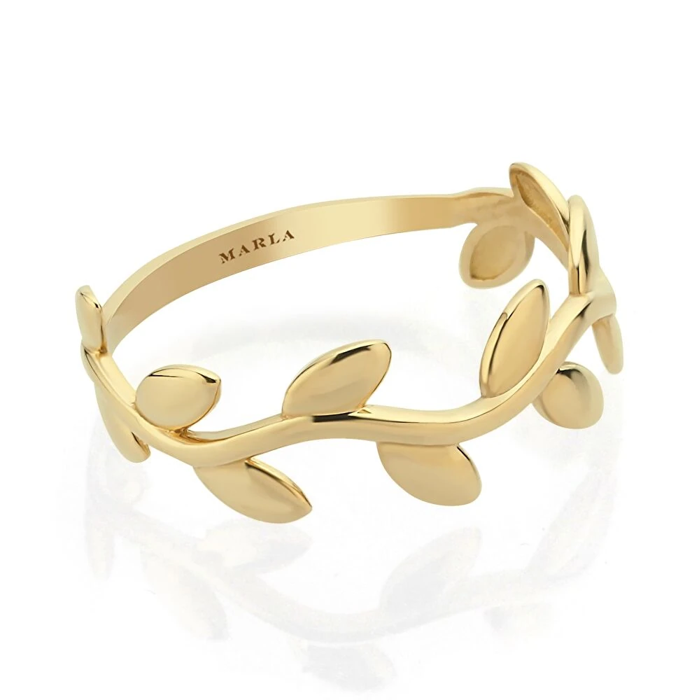 Altın Yaprak Yüzük