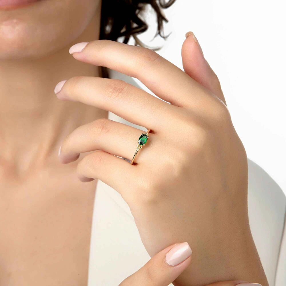 Renkli Taşlı Yüzük