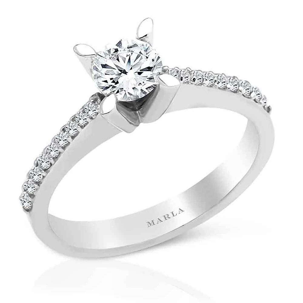 Pırlanta Aura Tektaş Yüzük 0.78 Karat