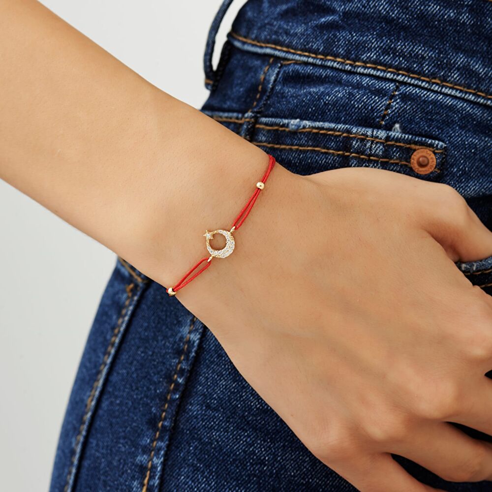 İpli Ayyıldız Bileklik