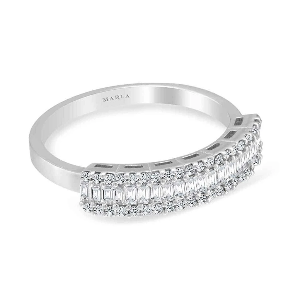 Pırlanta Baget Yüzük 0.50 Karat