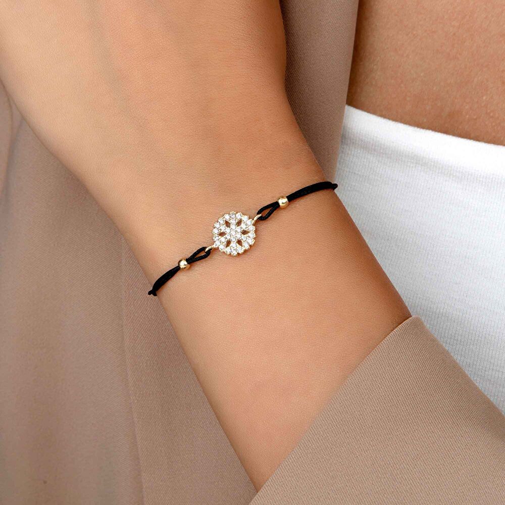 İpli Kar Tanesi Bileklik