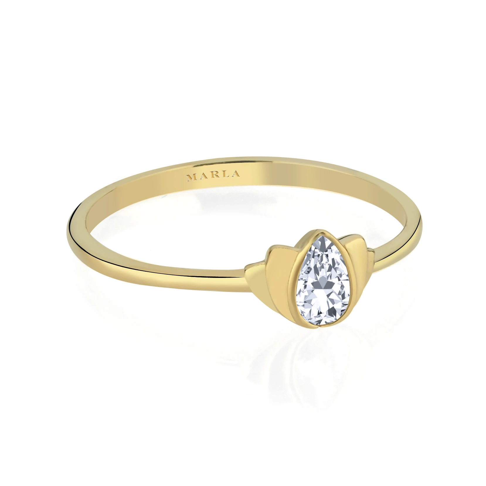 Altın Lotus Yüzük