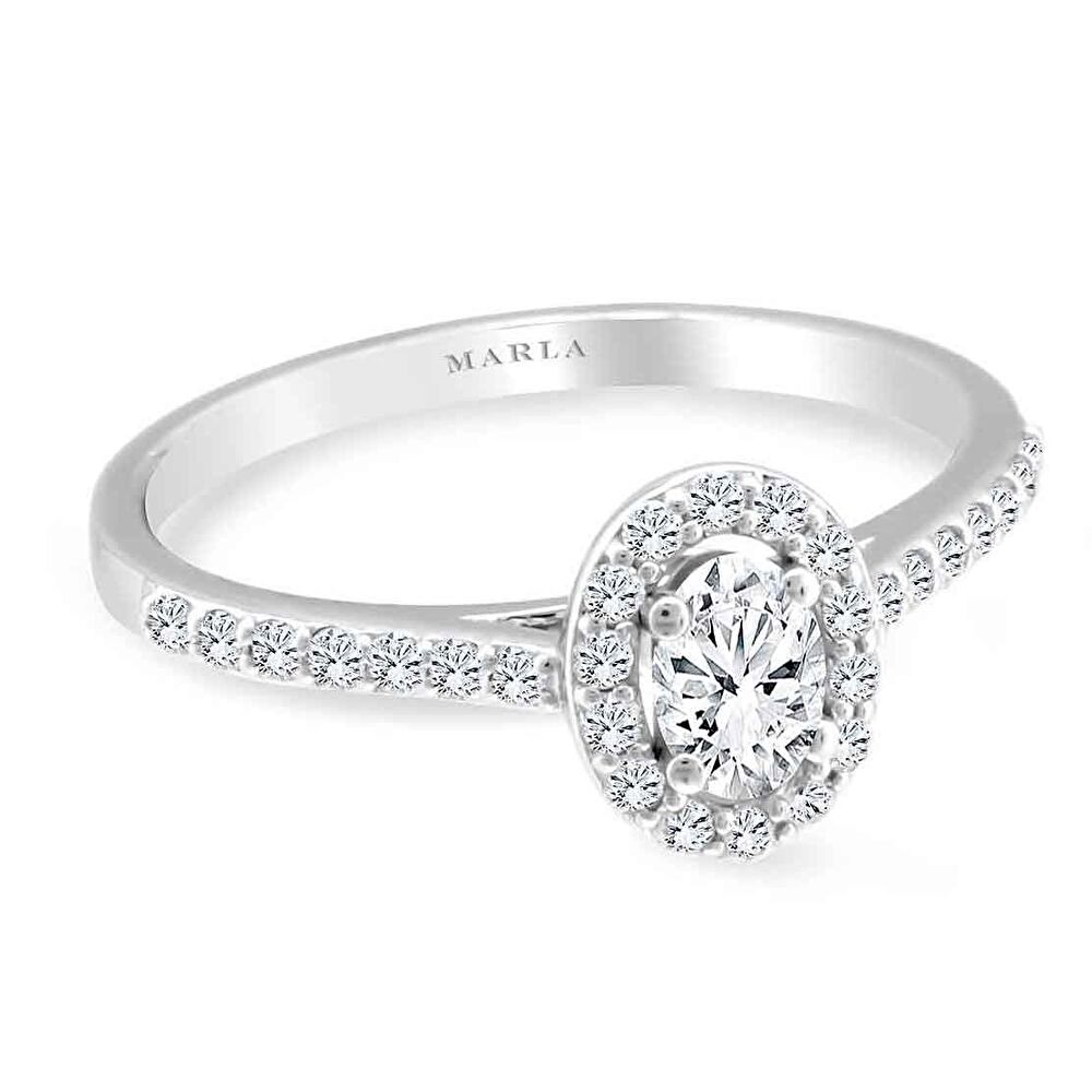 Pırlanta Oval Tektaş Yüzük 0.58 Karat