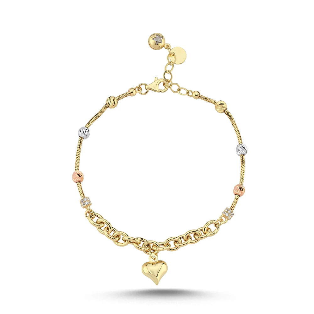 Charmlı Altın Bileklik