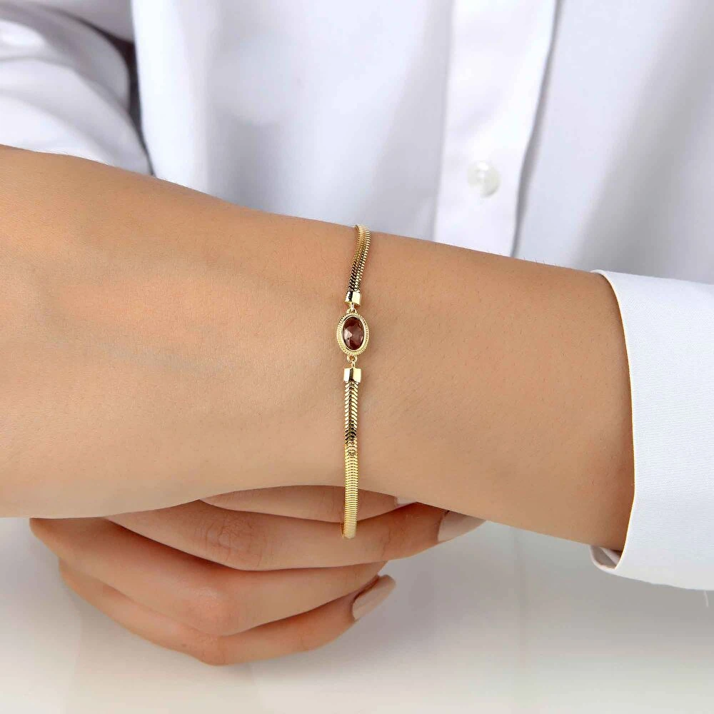 Renkli Taşlı Bileklik