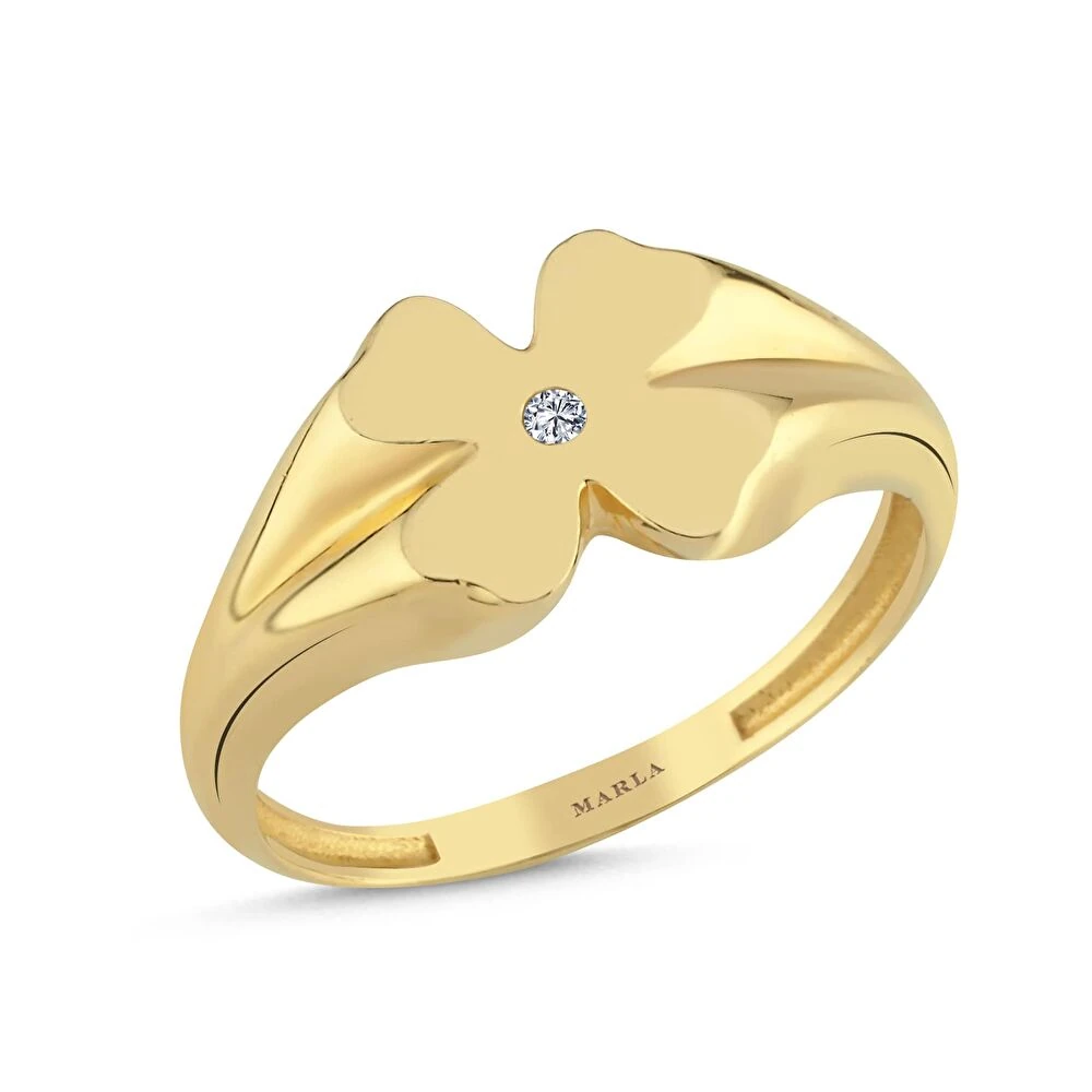 Altın Yonca Yüzük