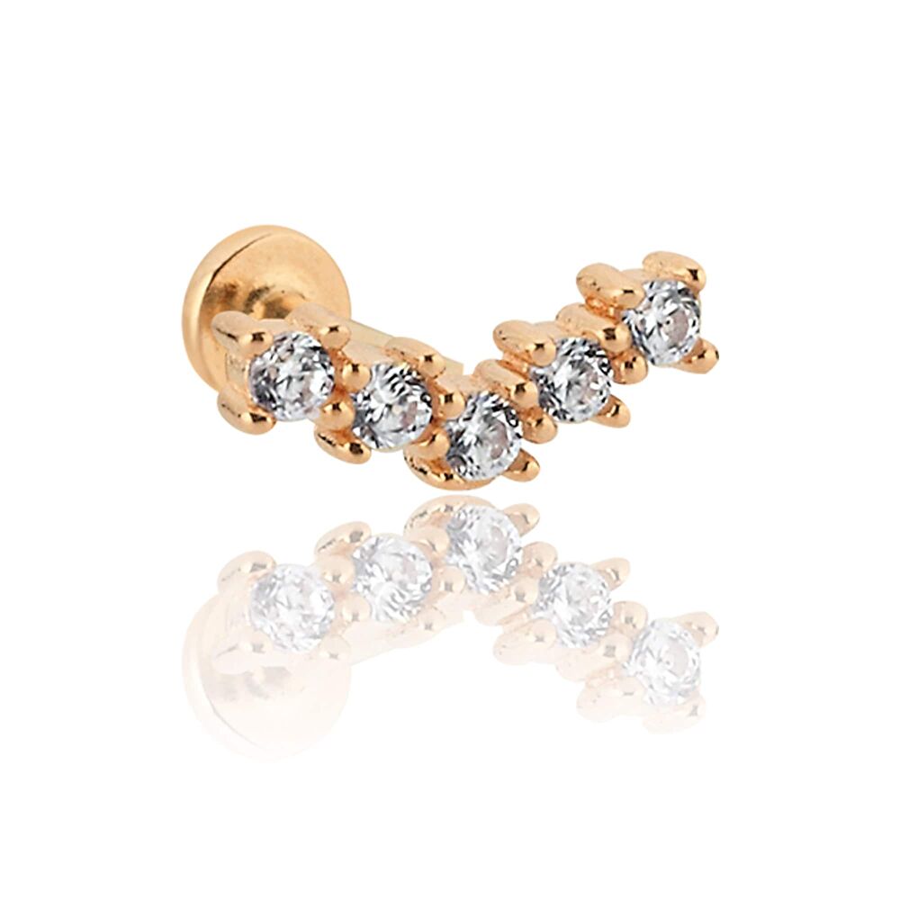 Taş Detaylı  Rose Tragus
