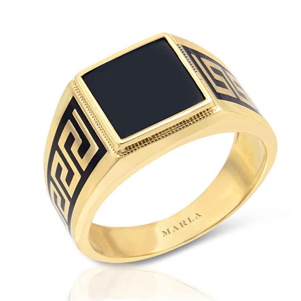 Mine Detaylı Erkek Yüzüğü