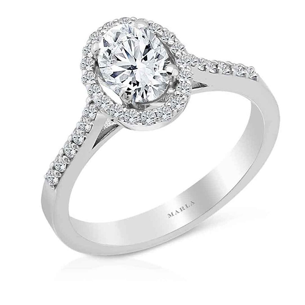 Pırlanta Oval Tektaş Yüzük 0.52 Karat