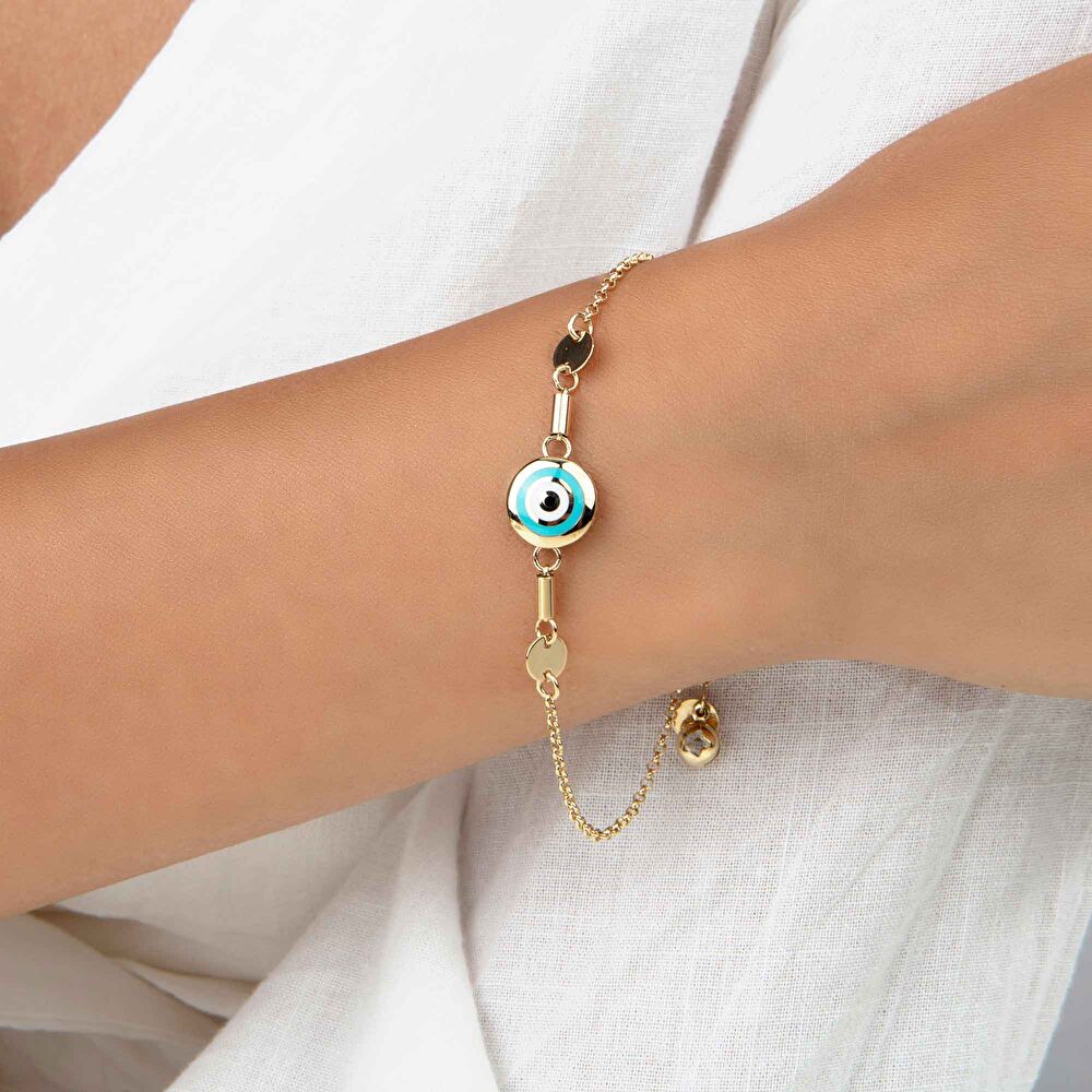 Renkli Renkli Mineli Bileklik