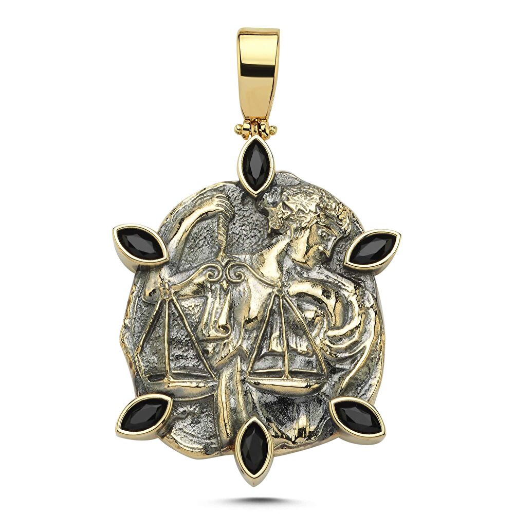 Altın Terazi Burcu Kolye Ucu