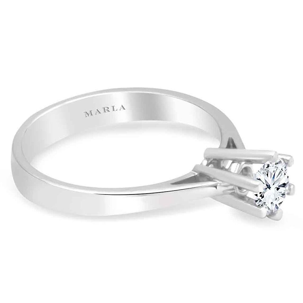 Pırlanta Altı Tırnak Tektaş Yüzük 0.50 Karat