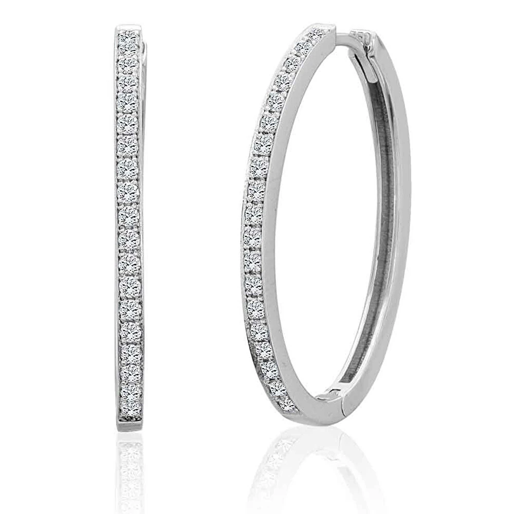 Pırlanta Halka Küpe 0.92 Karat