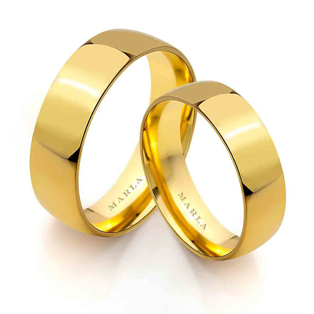 6 mm Klasik Çift Alyansı