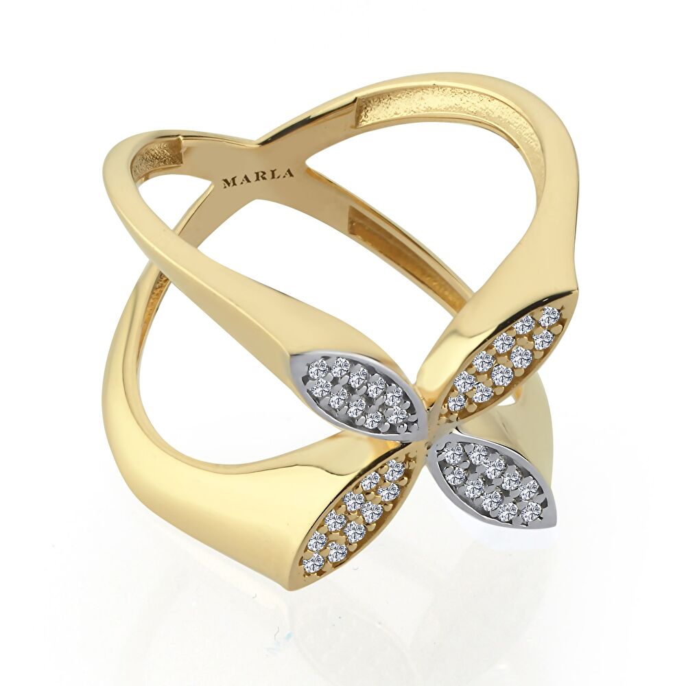 Altın Çiçek Yüzük