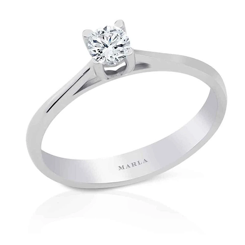 Pırlanta Tektaş Yüzük 0.20 Karat