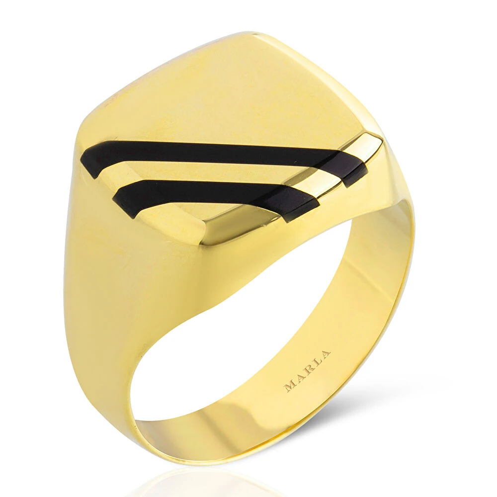 Mine Detaylı Erkek Yüzüğü