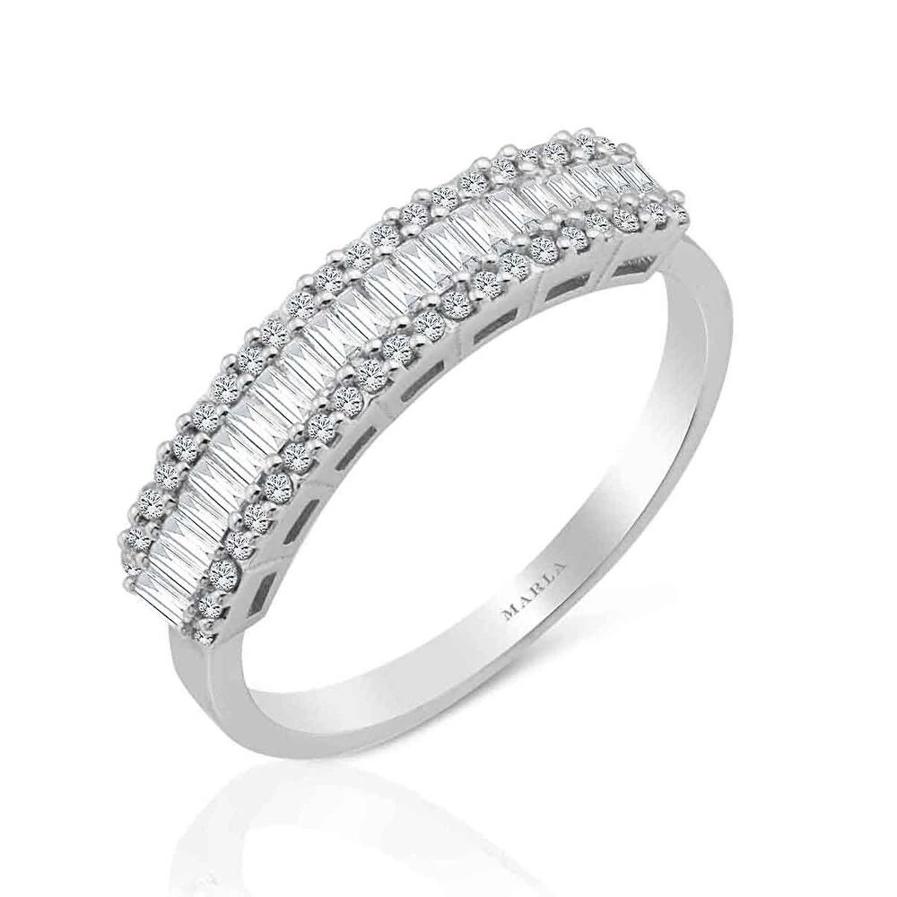 Pırlanta Baget Yüzük 0.50 Karat